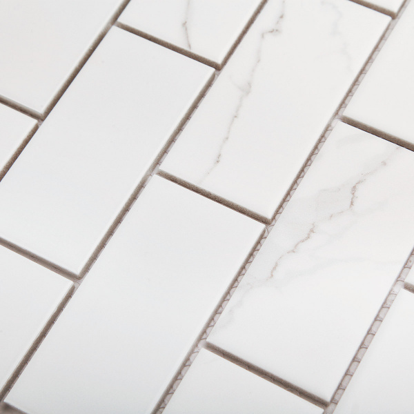 Напольная плитка STARMOSAIC Brick and Metro Brick Carrara Matt 45х95 