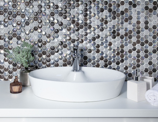 Напольная плитка VIDREPUR HEXAGON Mosaic Hex Forest Mix 