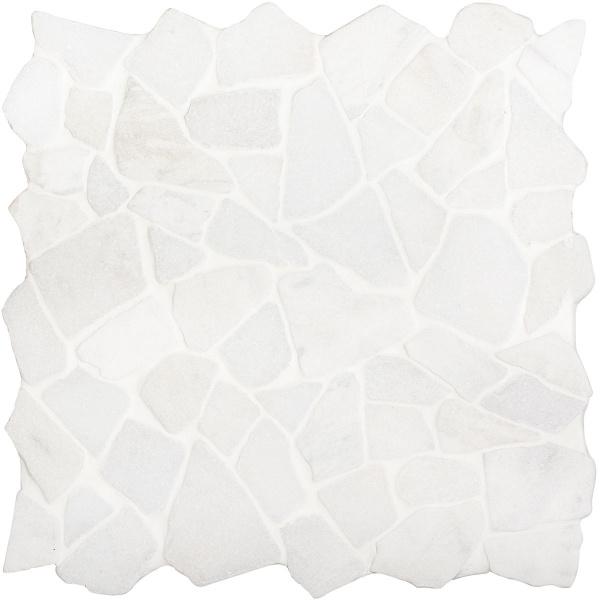 Напольная плитка STARMOSAIC Broken SPLIT WHITE MATT 