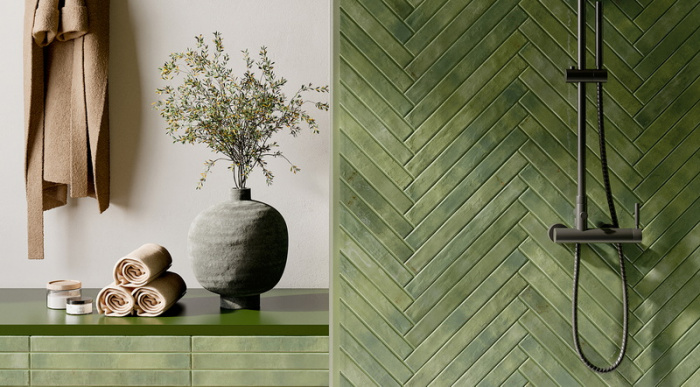 Керамическая плитка Rondine COLORS1 в интерьере HD_AMB_7