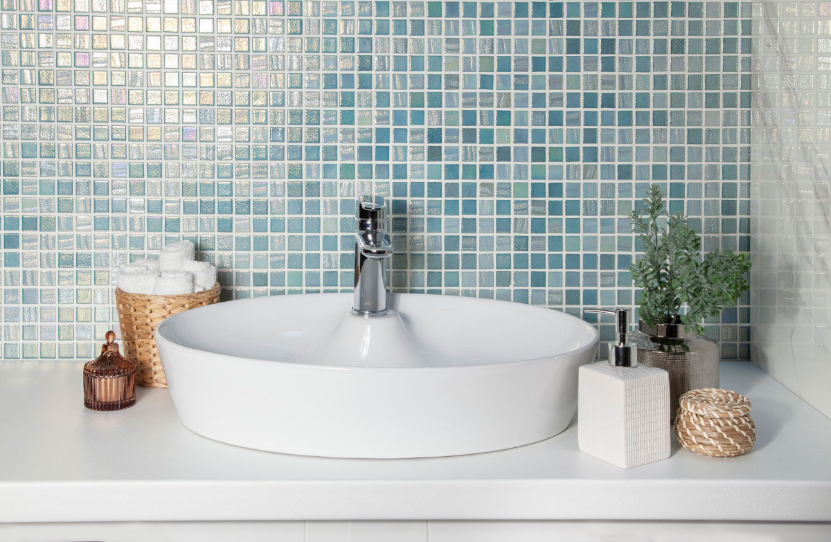 Напольная плитка VIDREPUR LUX Mosaic Fusion Light Green 