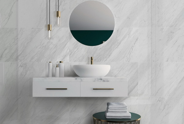 Керамическая плитка ITT CERAMIC Volakas в интерьере 2