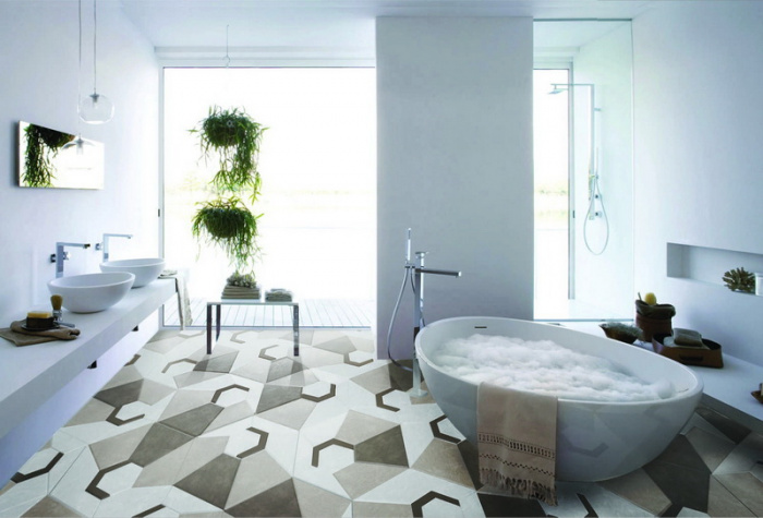 Керамическая плитка JET-MOSAIC LOFT в интерьере 12