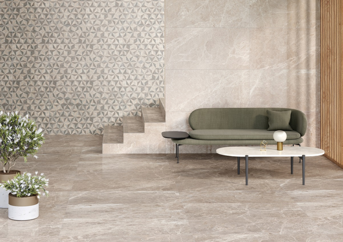  Vitra Marmostone Декор Микс Гео 7ЛПР 60x60 