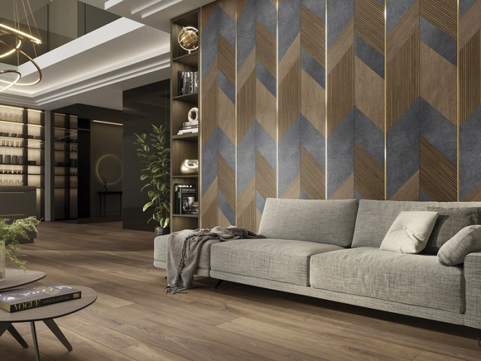 Керамическая плитка Porcelanosa 3D Deco в интерьере 1 Керамическая плитка Porcelanosa 3D Deco в интерьере 1