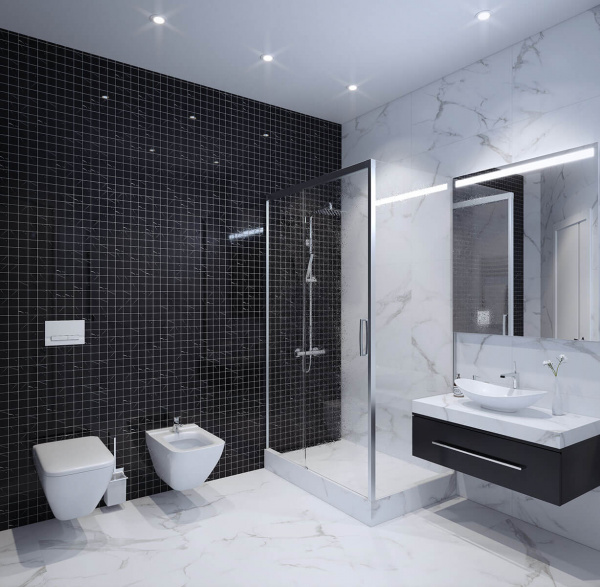 Напольная плитка STARMOSAIC Classic BLACK POLISHED 20х20 