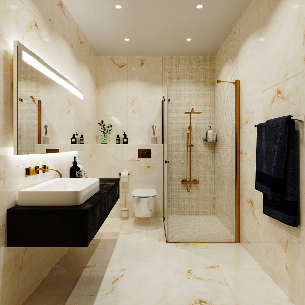  Absolut Gres NATURAL BEIGE Beige gloss 600x600 