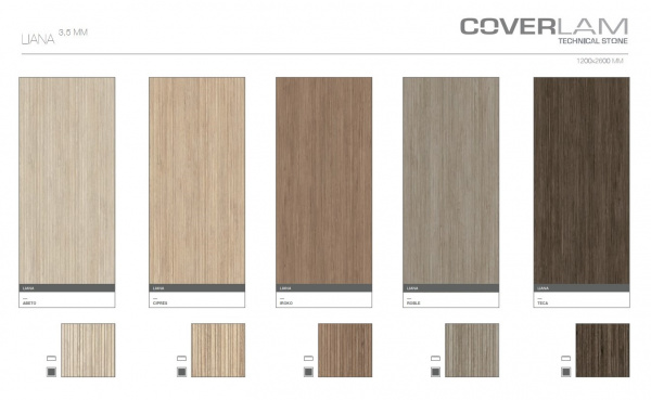  COVERLAM LIANA IROKO 120x260x3.5 