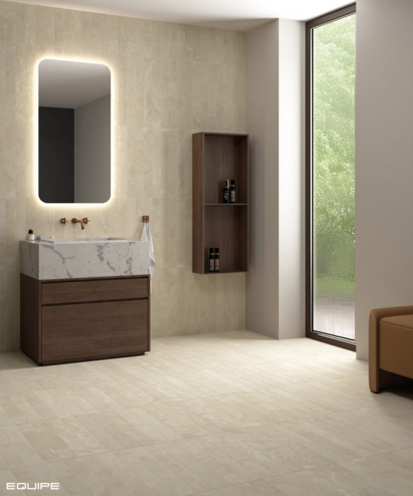 Керамическая плитка EQUIPE MARMORIS в интерьере MARMORIS-TAUPE-75X60CM-1-853x1024