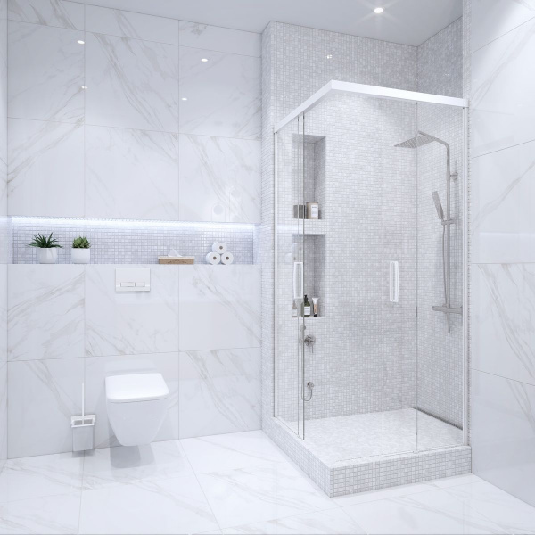 Напольная плитка STARMOSAIC Classic WHITE POLISHED 20х20 