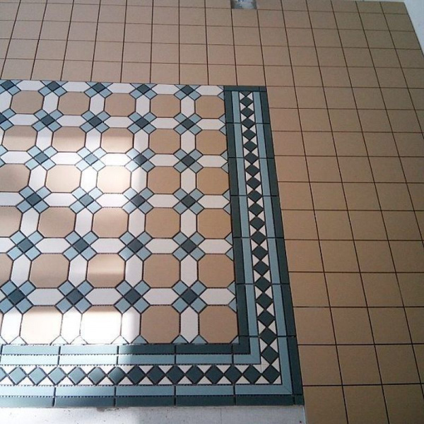 Напольная плитка TOPCER Victorian Designs BELFAST Stand. (03+13+16+18) 29,4x29,4 