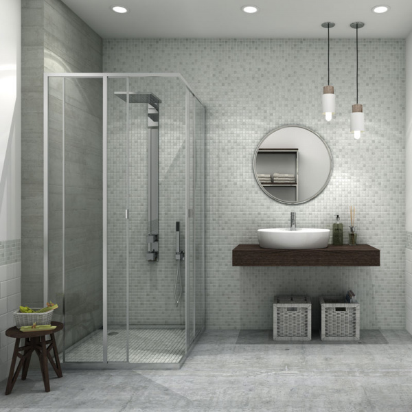Напольная плитка VIDREPUR BORN Mosaic Born Grey 