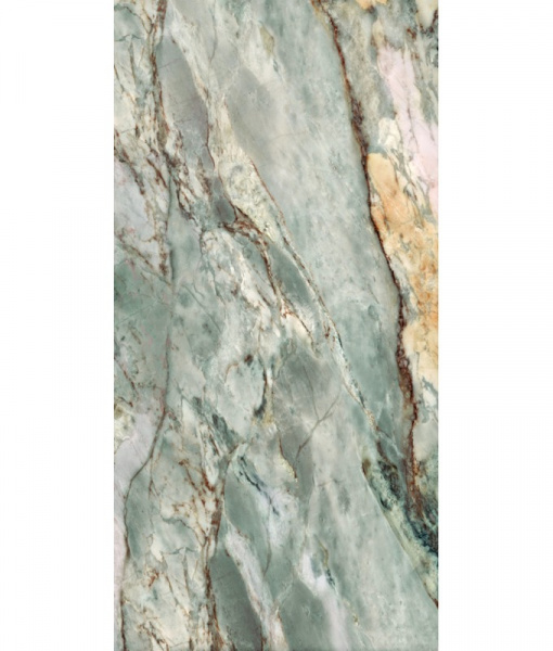 Керамогранит AVA CERAMICA MARMI SICILIANI Green Sunset глянцевая 60x120 283102