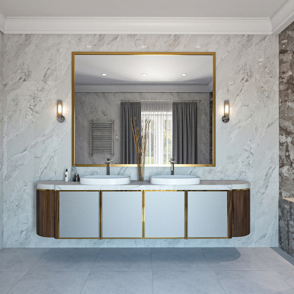  Absolut Gres PHANTOM BIANCO Bianco gloss 600x600 