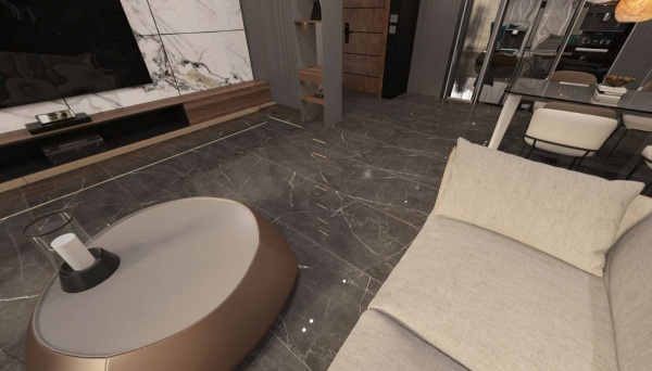  Absolut Gres Roma black Roma black 120x60 