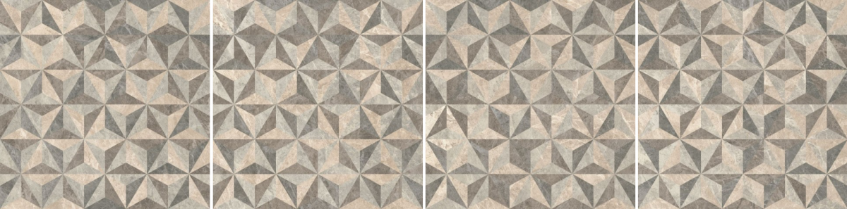  Vitra Marmostone Декор Микс Гео 7ЛПР 60x60 