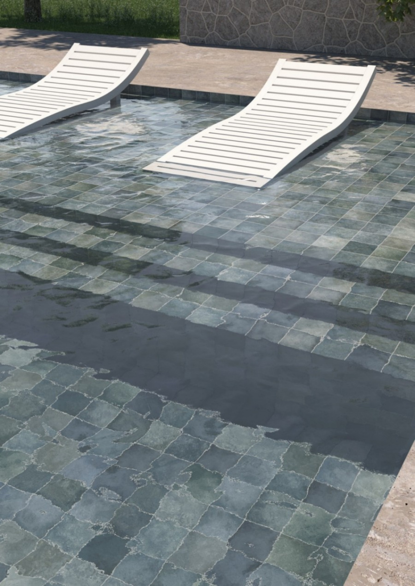  EQUIPE SPA&POOLS INDIGO MATT 15X15 